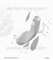 MOTEUR, AIR DUCT, INLET