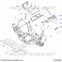 CHASSIS, MAIN FRAME AND SKID PLATES