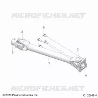 SYSTÃˆME DE TRANSMISSION, REAR PROP SHAFT