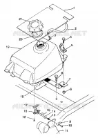 RESERVOIR A CARBURANT 6X6 350L W938739 (4924062406008A)