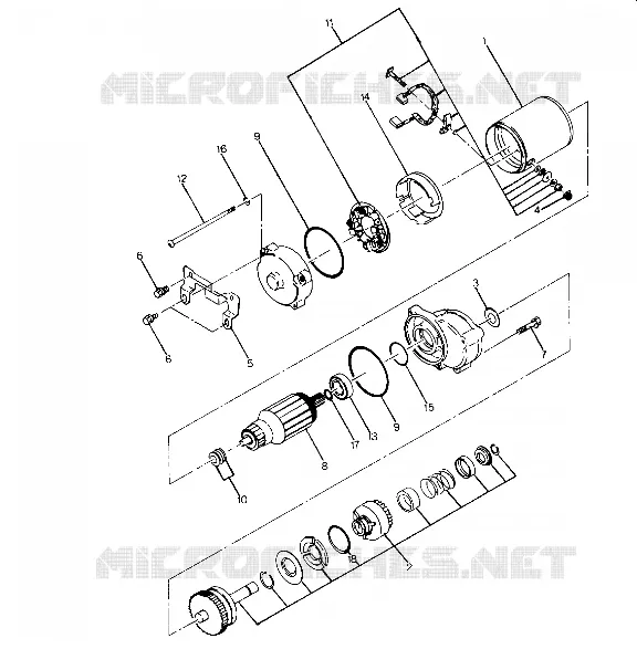 DEMARREUR ASSEMBLY (4916361636040A)