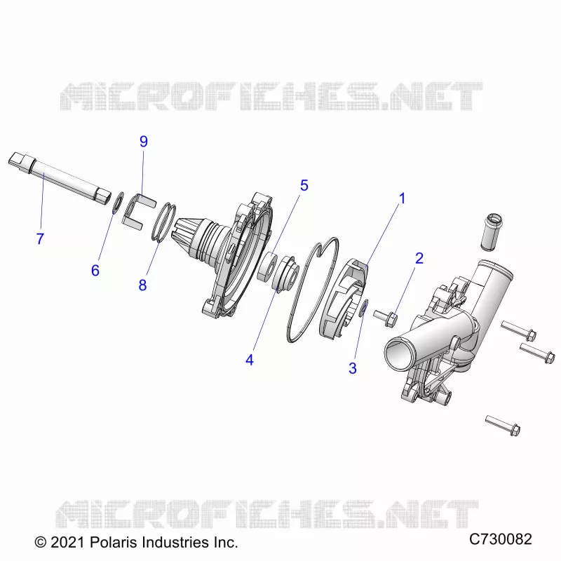 MOTEUR, WATERPUMP ASSEMBLY