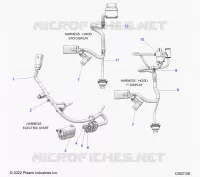 ELECTRICITE, WIRE HARNESS, HOOD, ELECTRIC START
