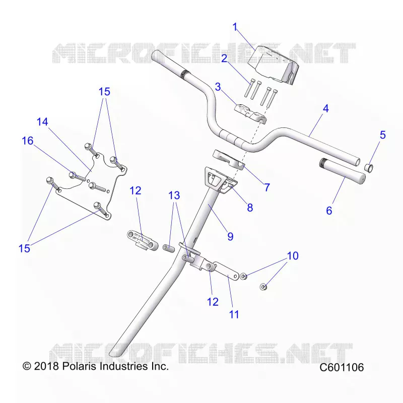 DIRECTION, H-BAR, DIRECTION POST, GRIPS