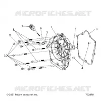 CARTERS MOTEUR COVER ASM, RIGHT