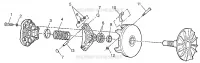 EMBRAYAGE DE TRANSMISSION MAGNUM 4X4 W97AC42A, SWEDISH MAGNUM 4X4 S97AC42E AND NORWEGIAN (4940834083C002)