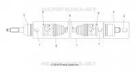 SYSTÈME DE TRANSMISSION, ARBRE DE TRANSMISSION ARRIERE