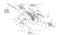 BRAS DE SUSPENSION AVANT 440 / 0930760 AND 440 SKS / 0930560 (4922932293021A)