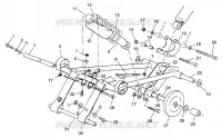 BRAS DE SUSPENSION AVANT 440 LC 0972760 (4938353835B010)