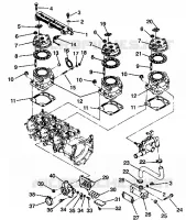 CYLINDRE ET COLLECTEUR ASSEMBLY Storm E940782 and Storm SKS E940582 (49274427440032)