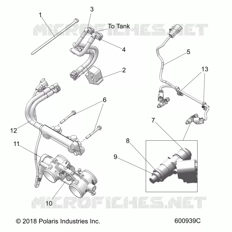 SYSTÃˆME D'ALIMENTATION, RAIL, LINES AND THROTTLE BODY