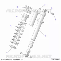 SUSPENSION AVANT SHOCK MOUNTING