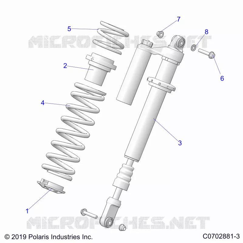 SUSPENSION AVANT SHOCK MOUNTING