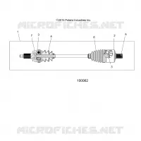 SYSTÈME DE TRANSMISSION, DRIVE SHAFT, FRONT
