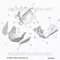 CARROSSERIE AVANT ASM./FENDERS