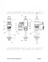 SUSPENSION, AMORTISSEUR AVANT TRACK, VELOCITY