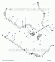 REFROIDISSEMENT ROUTING MANIFOLD