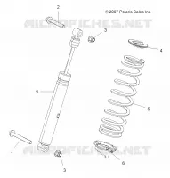 SUSPENSION, AMORTISSEUR ARRIERE