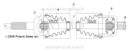 SYSTÈME DE TRANSMISSION, ARBRE DE TRANSMISSION ARRIERE