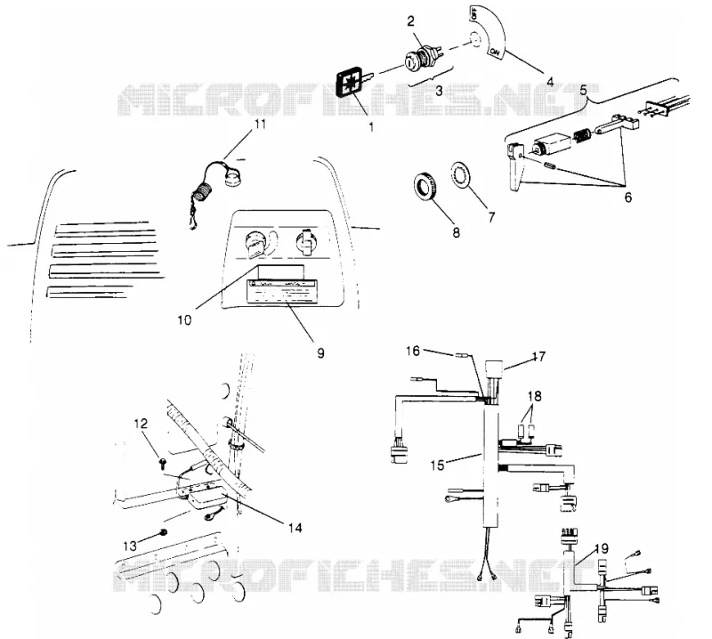 ALLUMAGE ET FAISCEAU ELECTRIQUE 440 0962760 (4931743174A014)