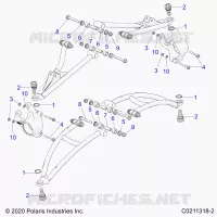 SUSPENSION AVANT A-ARM MOUNTING