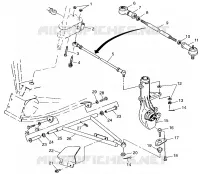 TRIANGLES SUSPENSIONS  XPLORER 300 W98CC28C (4945264526B013)