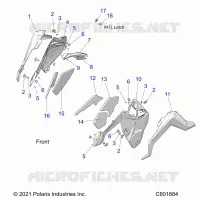 PANNEAUX LATERAUXS AND TRIM