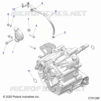 SYSTÃˆME DE TRANSMISSION, MAIN GEARCASE MOUNTING
