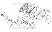 COUVERCLE D'EMBRAYAGE ASSEMBLY 4X4 350L W938139 (4924052405024A)