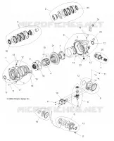 SYSTÈME DE TRANSMISSION, FRONT PONT INTERNALS