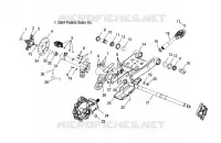 BRAS OSCILLANT/REAR/SUPPORT PONT