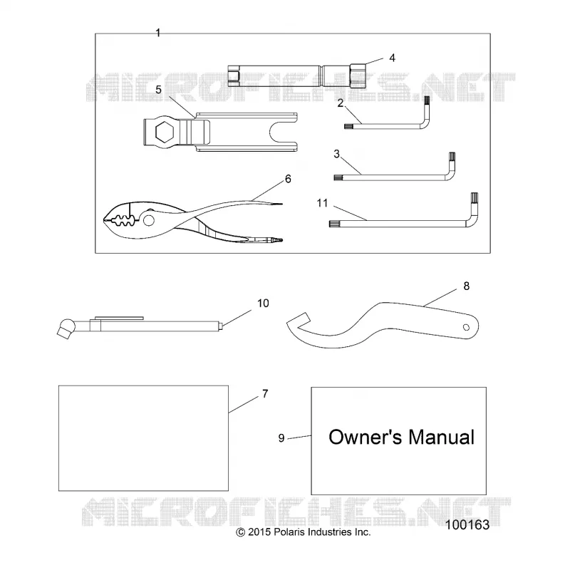 REFERENCES, OUTILS AND MANUEL DU PROPRIETAIRE