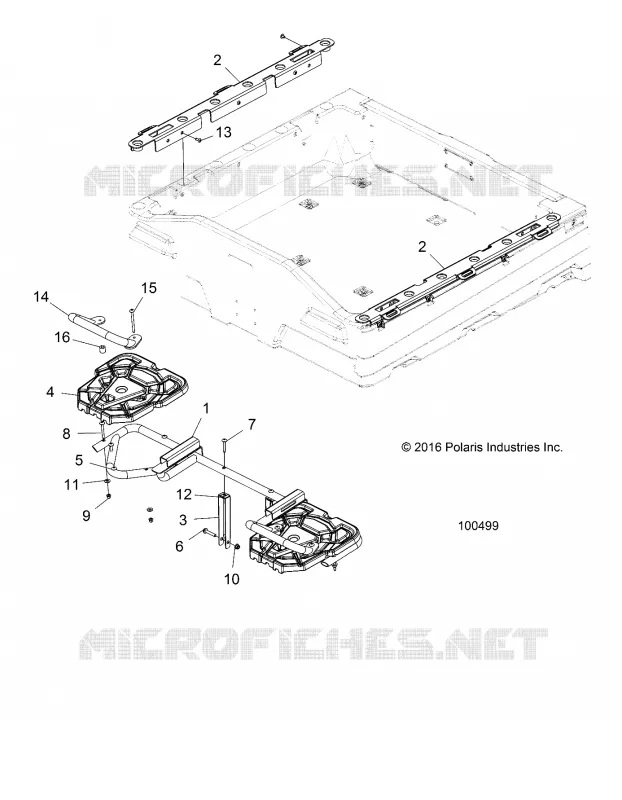 CARROSSERIE ARRIERE RACK AND BOX SIDE RAILS