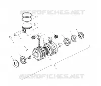 PISTON ET VILEBREQUIN (600)
