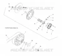 SYSTÈME DE TRANSMISSION, SECONDARY CLUTCH