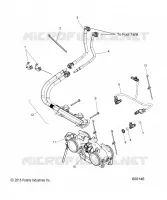 SYSTÈME D'ALIMENTATION, RAIL, LINES AND THROTTLE BODY