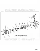 SYSTEME DE TRANSMISSION, FRONT GEARCASE (TO 1/1/2019)