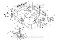 FIXATION BENNE 6x6 400L, SWEDISH S948740 and  NORWEGIAN N948740 (4926812681005A)