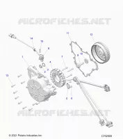 ENGINE, STATOR AND FLYROUE