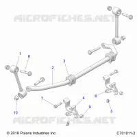 SUSPENSION, FRONT, BARRE STABILISATRICE
