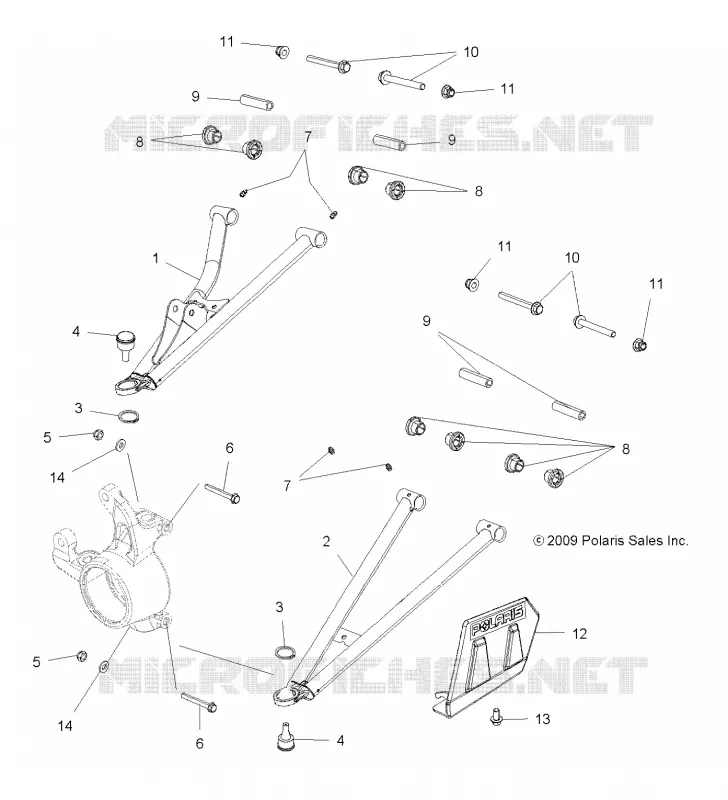 SUSPENSION AVANT A-ARMS