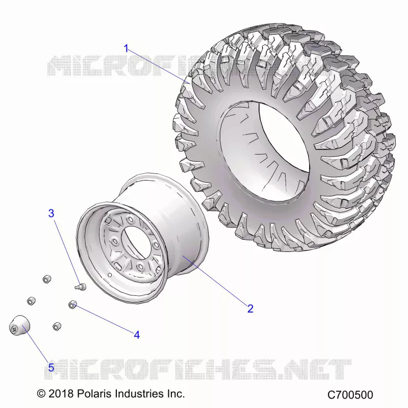 ROUES, REAR