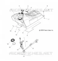 SYSTÈME D'ALIMENTATION, CARBURANT TANK ASM.
