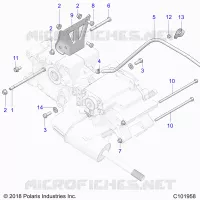 SYSTÃˆME DE TRANSMISSION, MAIN GEARCASE MOUNTING