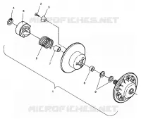 EMBRAYAGE DE TRANSMISSION ASSEMBLY SUPER SPORT 0940743 (4927742774022A)