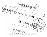 ARBRE DE TRANSMISSION INTERMEDIAIRE 6X6 250 W938727 (4924092409024A)