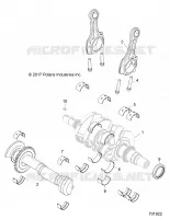 ENGINE, VILEBREQUIN AND BEARINGS