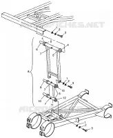 STABILISATEUR BRAS ARRIERE Magnum 6X6 W97AE42A and Swedish Magnum 6X6 S97AE42E (4940754075D002)