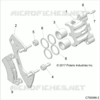 FREIN AVANT CALIPER