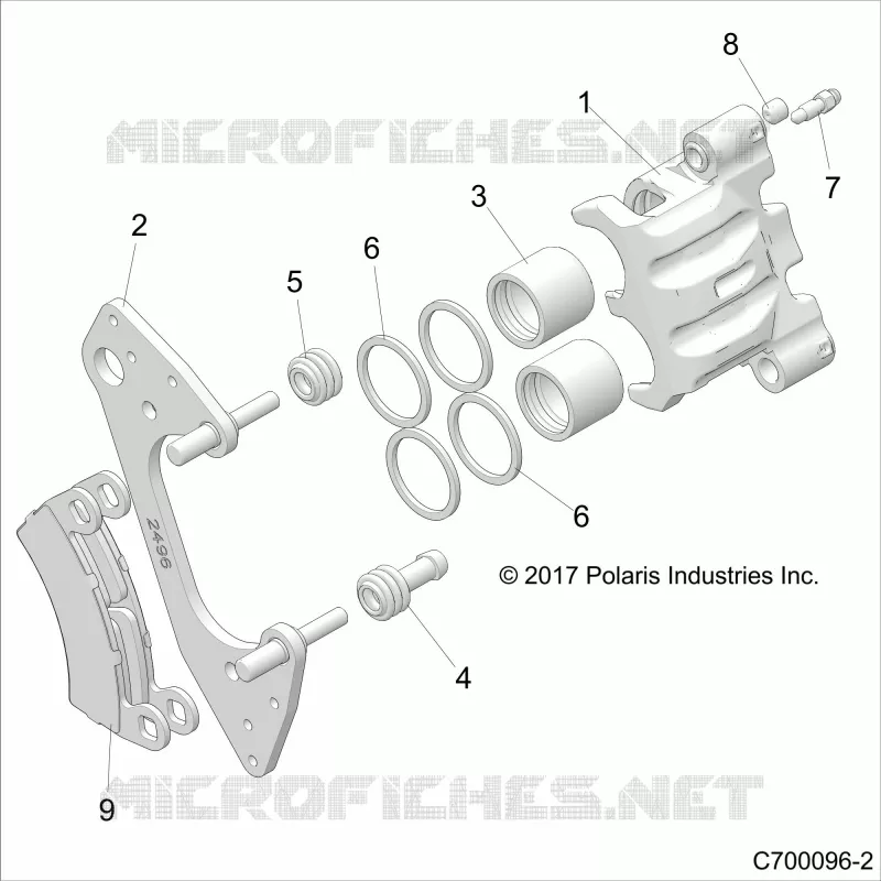 FREIN AVANT CALIPER